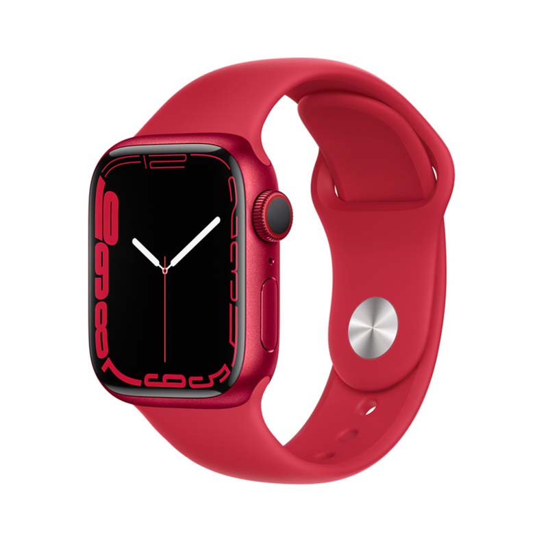 ساعت هوشمند اپل سری 7 مدل 45 میلی متری با بدنه ی آلومینیومی رنگ قرمز